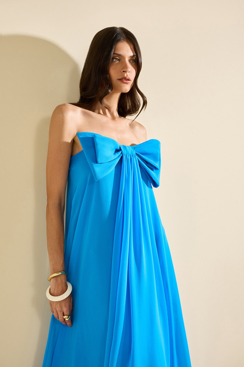 VESTIDO LONGO ENCANTO LAÇO COLEÇÃO VERÃO 26