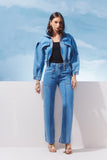 CALÇA JEANS DETALHE PASSANTE COLEÇÃO VERÃO 27