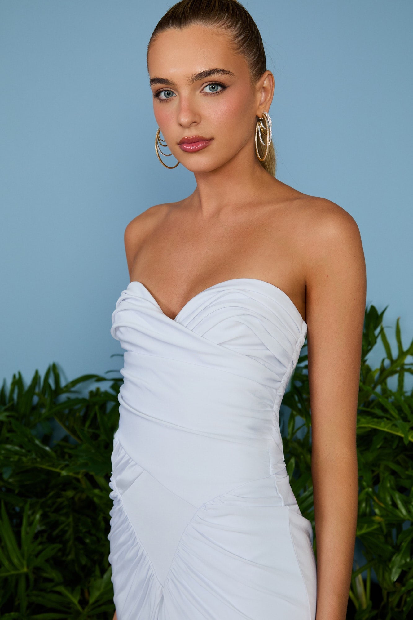 VESTIDO LONGO HELENA DRAPEADO COLEÇÃO VERÃO 26