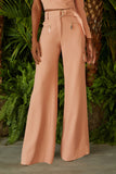 CONJUNTO DE CALÇA CARGO PESPONTO CINTO FIVELA E BLUSA OMBRO SÓ PREGAS COLEÇÃO VERÃO 24