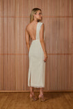 VESTIDO MIDI CHLOE UM OMBRO SÓ COLEÇÃO INVERNO 25