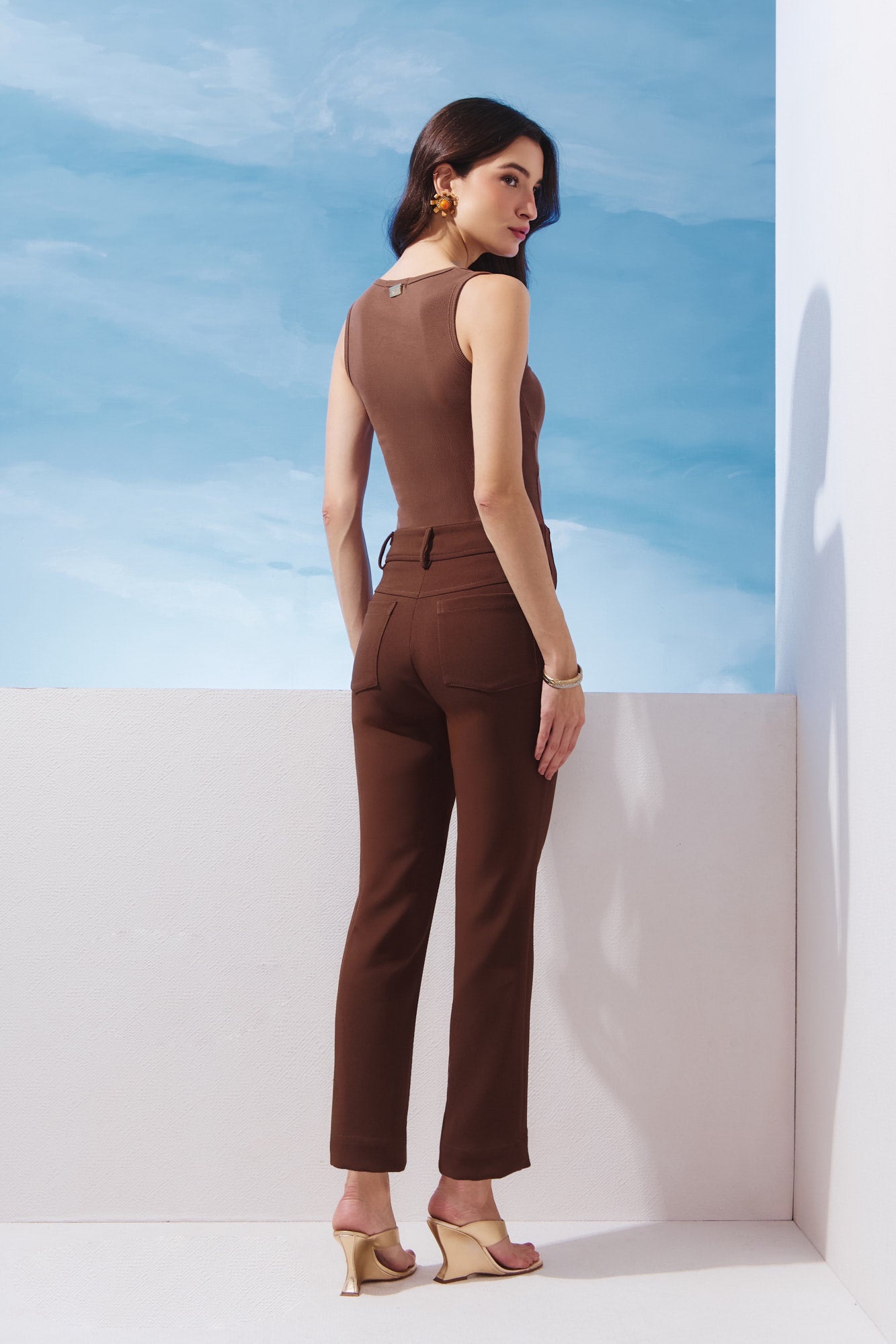 CALÇA CIGARRETE CREPE COLEÇÃO VERÃO 27