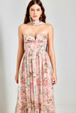VESTIDO LONGO FLORAL DOS SONHOS COLEÇÃO VERÃO 26
