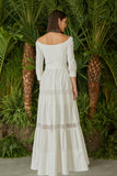 VESTIDO LONGO ENTREMEIOS RENDA COLEÇÃO VERÃO 24
