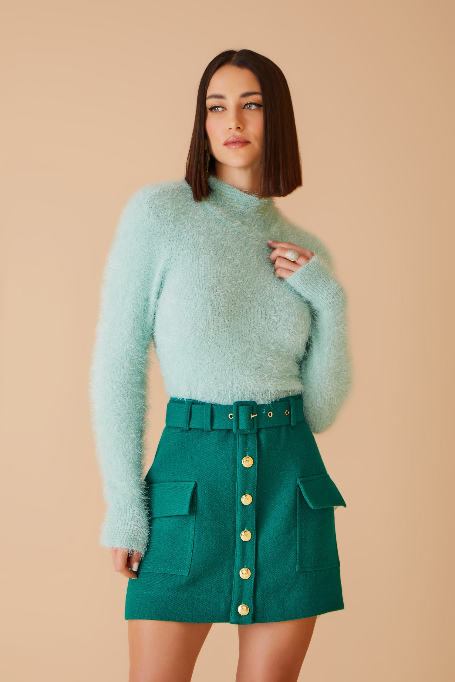 BLUSA TRICOT FOX COLEÇÃO INVERNO 23