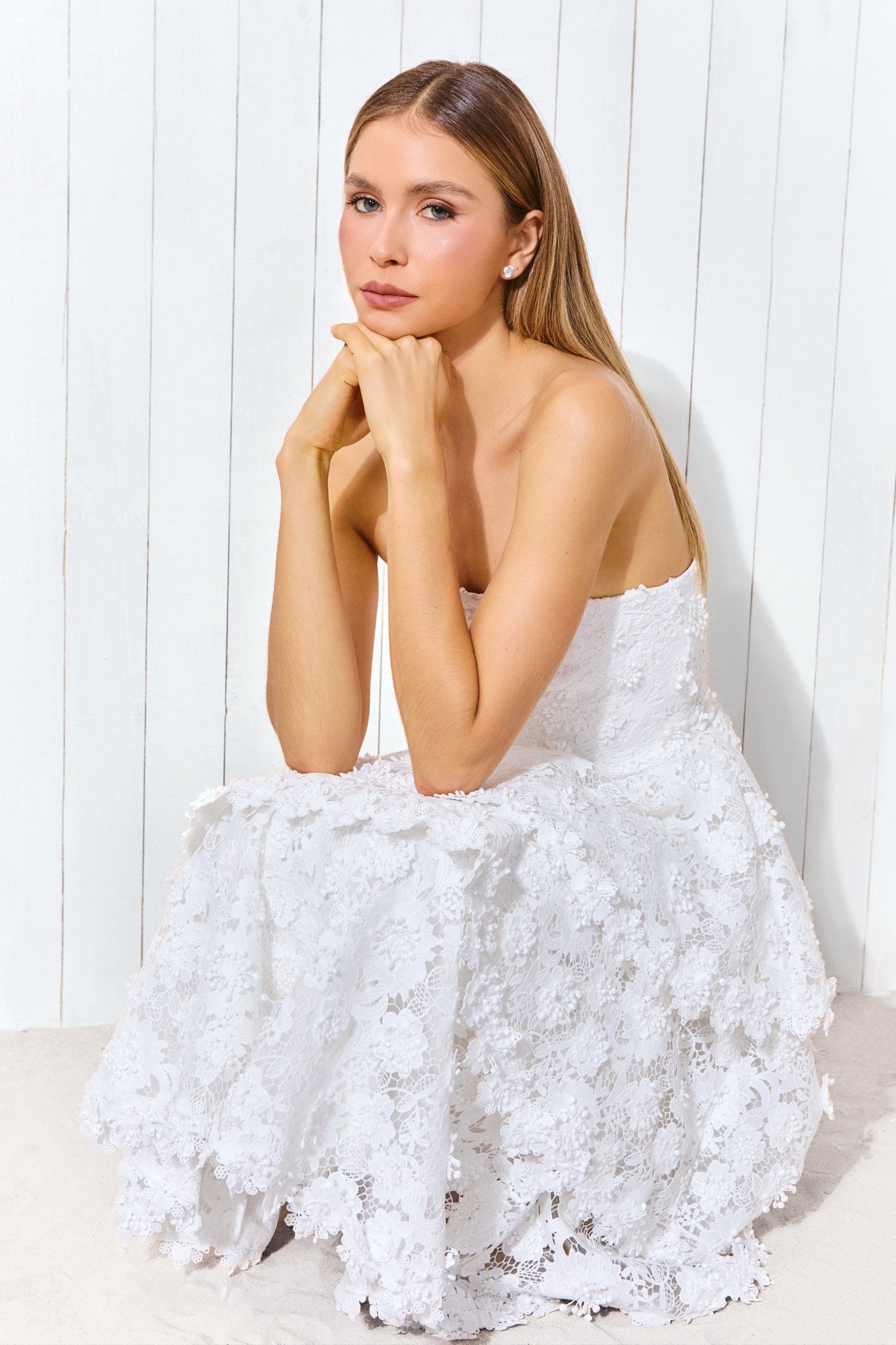VESTIDO MIDI FLORENCE FLORES 3D COLEÇÃO ALTO VERÃO 27