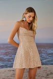 VESTIDO CURTO ISABELA EVASE COLEÇÃO ALTO VERÃO 25