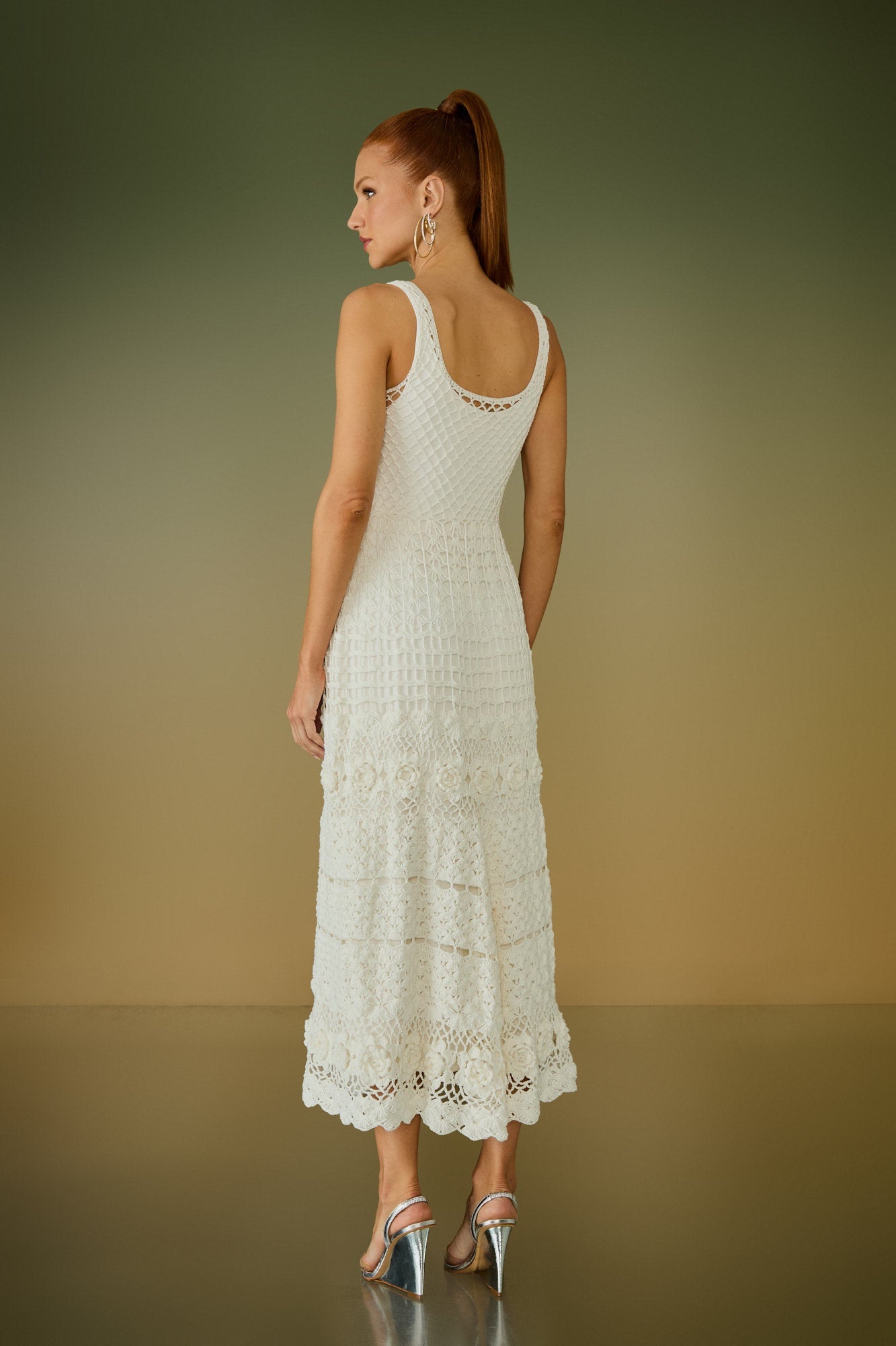 VESTIDO MIDI EMMA CROCHET COLEÇÃO ALTO VERÃO 26