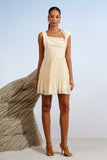 VESTIDO CURTO DETALHE DRAPEADO COLEÇÃO ALTO VERÃO 26