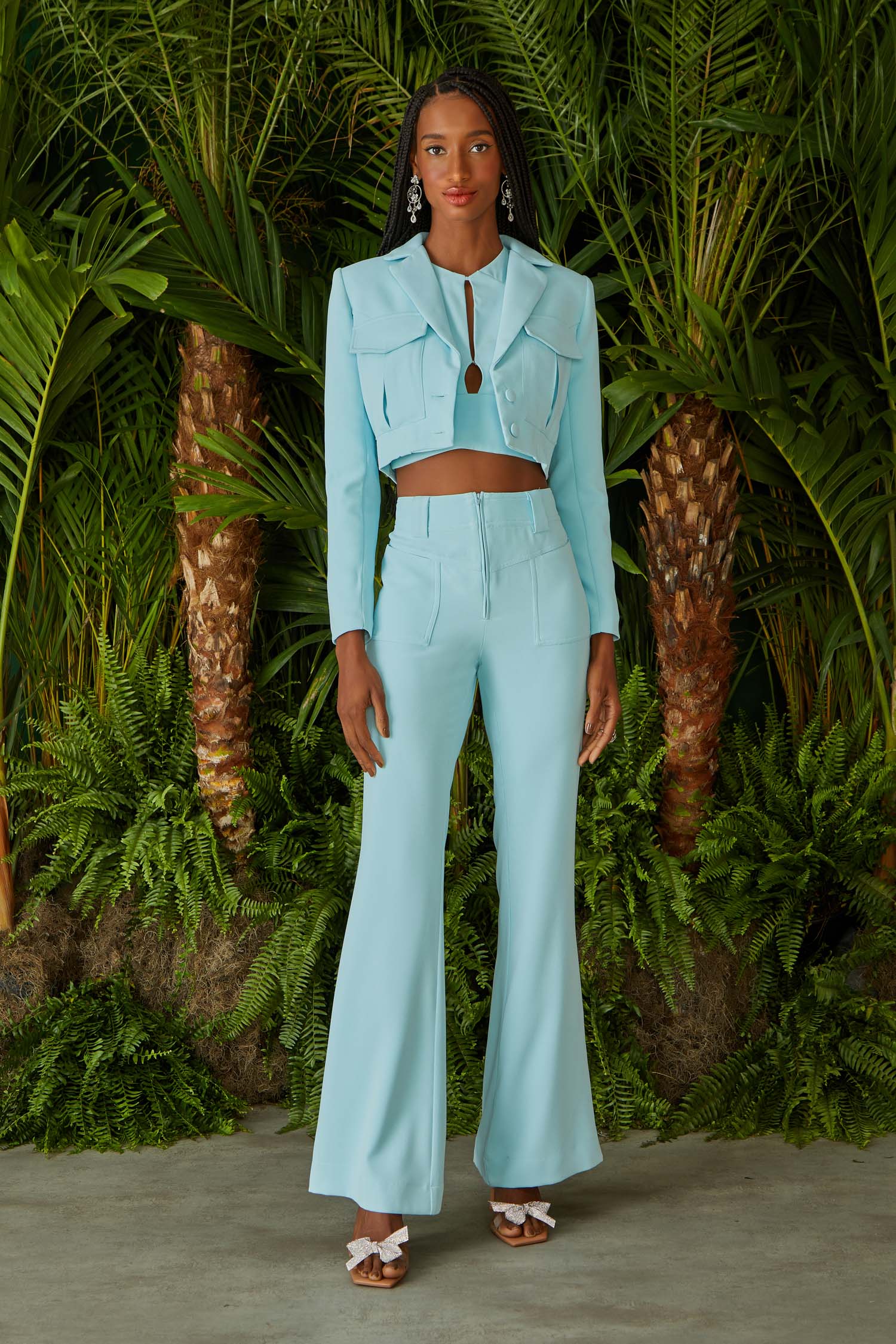 CASACO CROPPED BOLSO COLEÇÃO VERÃO 24