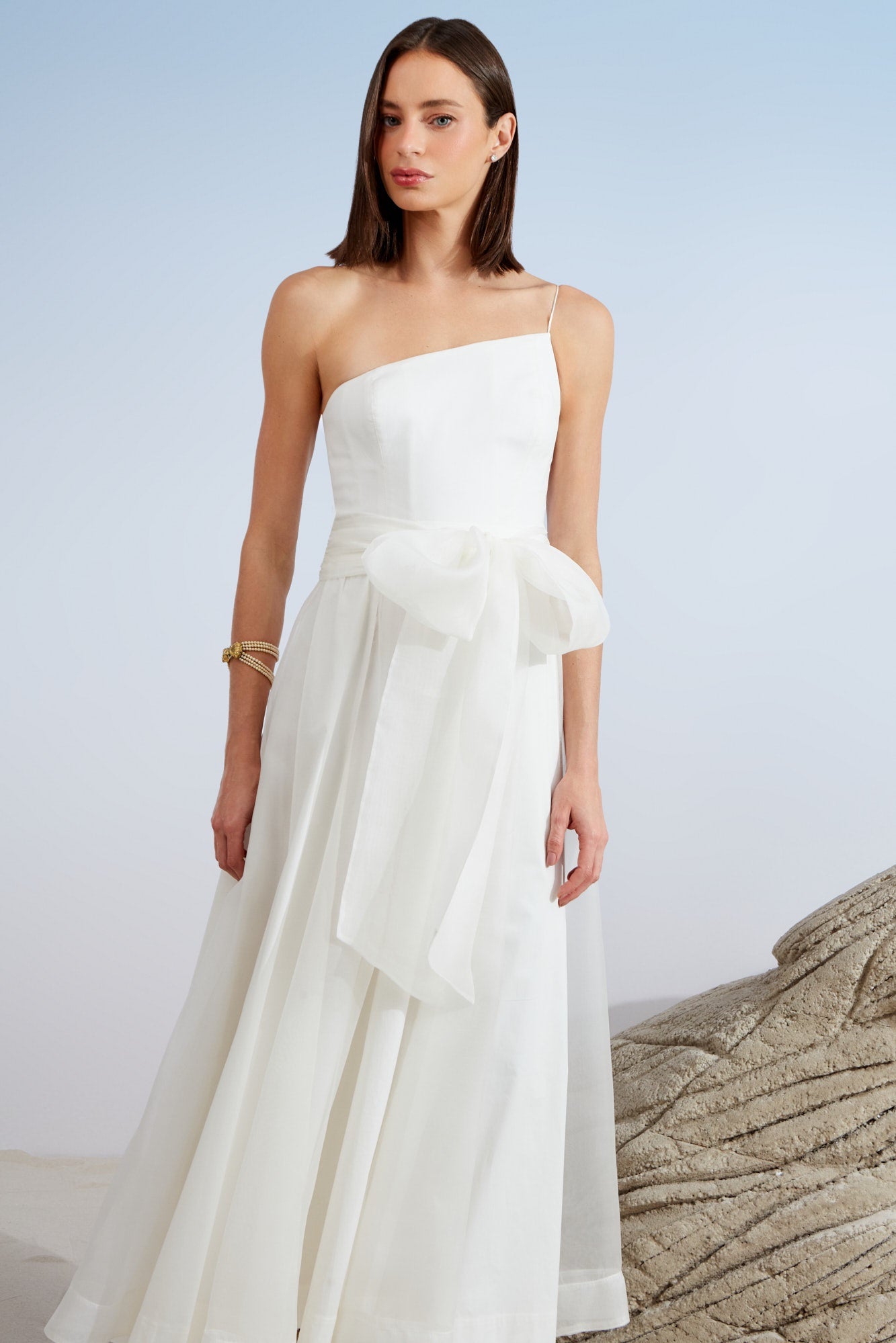 VESTIDO MIDI MIX OMBRO SÓ COLEÇÃO ALTO VEÃO 26