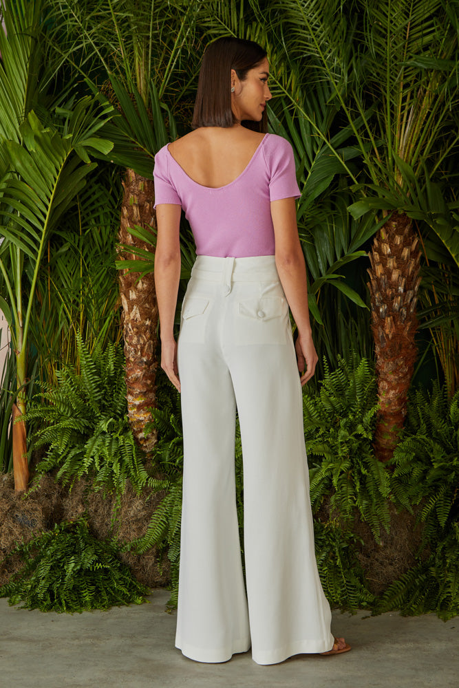 CALÇA ALFAIATARIA CÓS FIVELA COLEÇÃO VERÃO 24