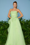 VESTIDO LONGO JOAN GODE BABADOS COLEÇÃO VERÃO 26