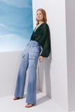 CALÇA JEANS RETA BOLSOS JEANS COLEÇÃO VERÃO 27