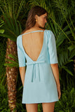 VESTIDO DECOTE COSTA LAÇO COLEÇÃO VERÃO 24