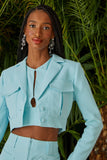 CASACO CROPPED BOLSO COLEÇÃO VERÃO 24
