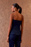 CORSELET JEANS RECORTES COLEÇÃO INVERNO 25