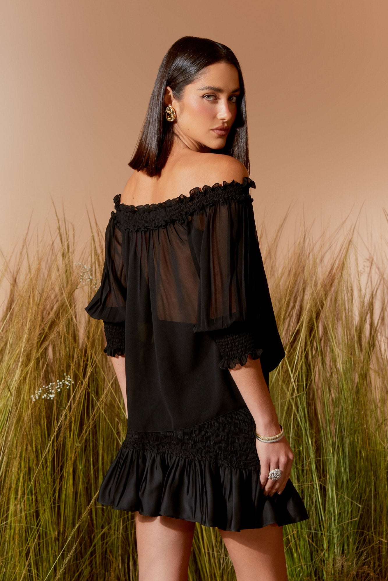 BLUSA OMBRO A OMBRO LASTEX COLEÇÃO VERÃO 26