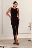 VESTIDO MIDI TORCAO COM FRANZIDOS LATERAIS E FENDA COLEÇÃO INVERNO 26