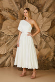 VESTIDO MIDI OMBRO SÓ COLEÇÃO ALTO VERÃO 24