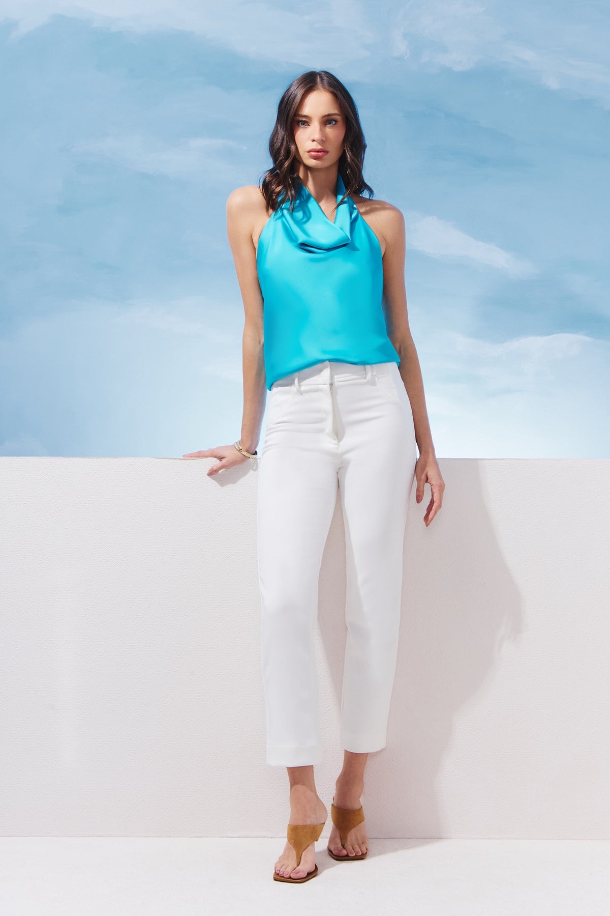 CALÇA CIGARRETE CREPE COLEÇÃO VERÃO 27