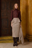 SAIA MIDI BASQUE ALFAIATARIA COLEÇÃO INVERNO 26