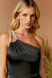 VESTIDO CURTO ALÇA BORDADO PEROLAS COLEÇÃO VERÃO 26
