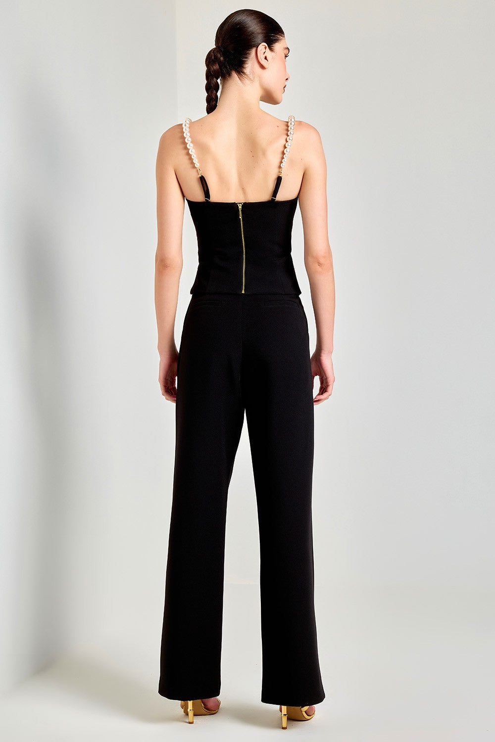 CONJUNTO DE BLUSA PEARLS E CALÇA CONCHA COLEÇÃO VERÃO 25