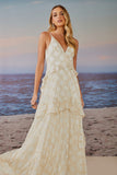 VESTIDO LONGO BETINA  BABADOS COLEÇÃO ALTO VERÃO 25