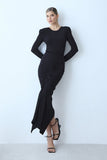 VESTIDO MIDI FRANZIDOS FRENTE E COSTAS COLEÇÃO INVERNO 26