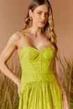 VESTIDO MIDI RECORTES CORSET COLEÇÃO VERÃO 26