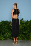 VESTIDO MIDI RAFAELA BABADOS COLEÇÃO VERÃO26