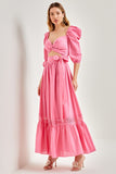 VESTIDO MIDI DUBAI COLEÇÃO VERÃO 24