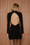 VESTIDO CURTO HELENA GOLA ALTA COLEÇÃO INVERNO 25