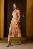 VESTIDO MIDI NESGAS ESTAMPA CARTE COLEÇÃO INVERNO 26