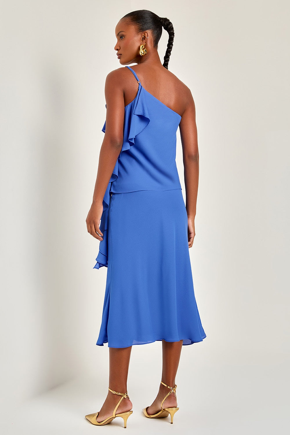 CONJUNTO DE SAIA MIDI E REGATA TUCANO COLEÇÃO VERÃO 25