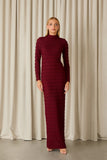 VESTIDO LONGO ZOE DECOTE COSTAS COLEÇÃO INVERNO 26
