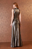 VESTIDO LONGO GOLA FOIL COLEÇÃO INVERNO 25