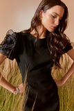 VESTIDO MANGA FLOR COLEÇÃO VERÃO 26