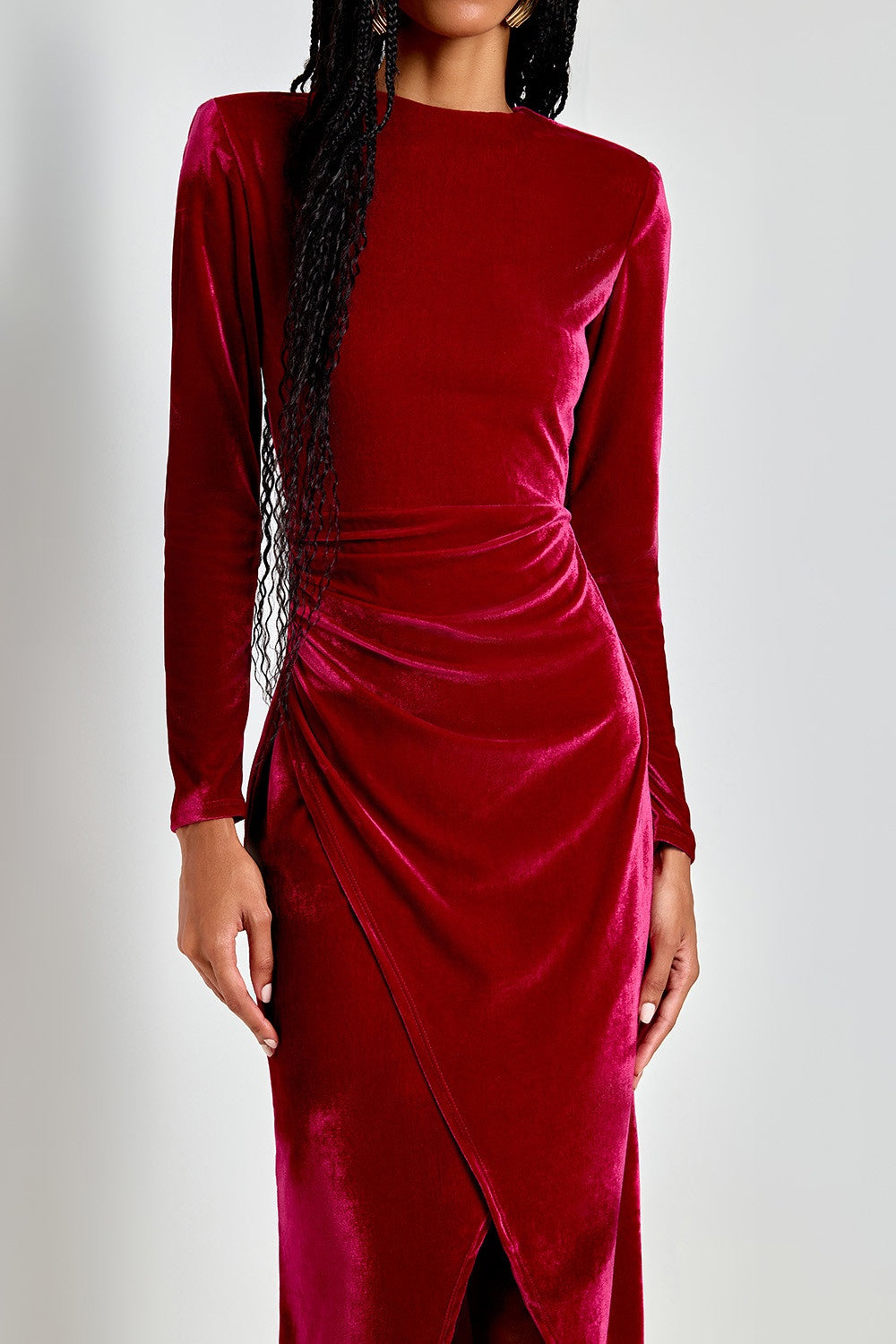 VESTIDO MIDI VIOLA COLEÇÃO INVERNO 25