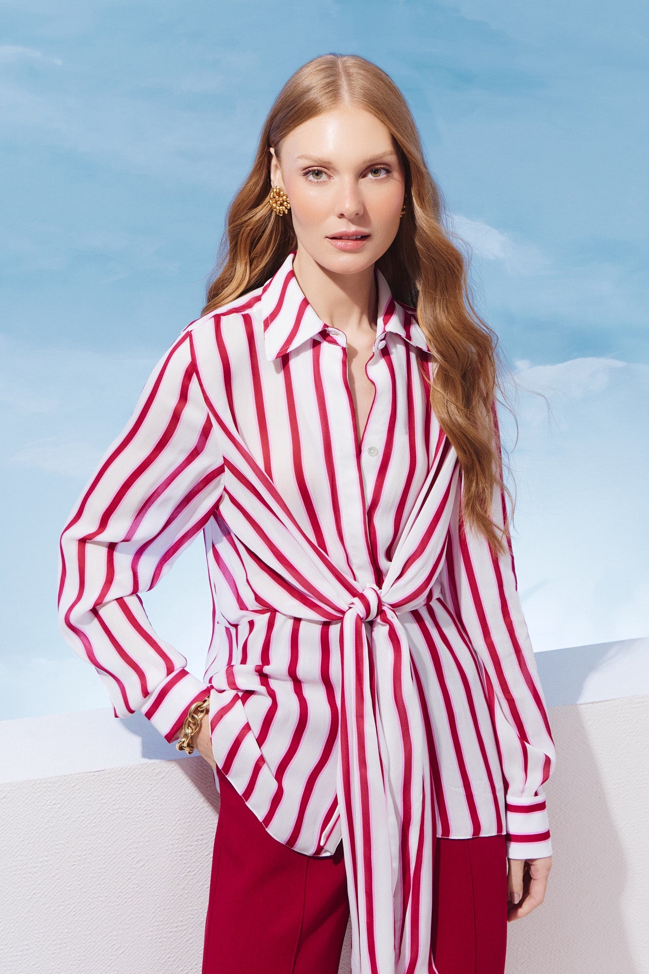 CAMISA LISTRA SIRENA COLEÇÃO VERÃO 27
