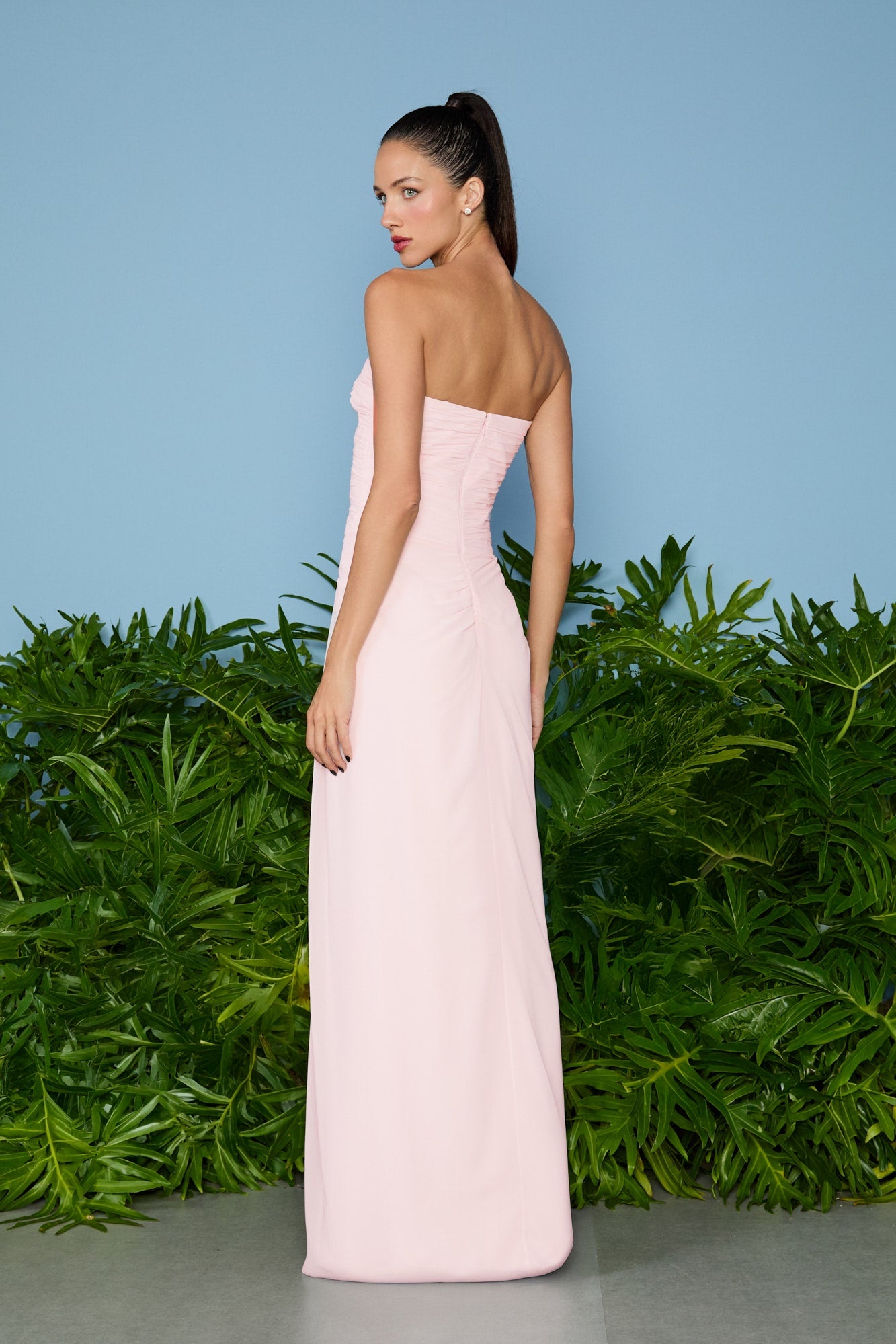 VESTIDO LONGO JESSIE DECOTE CORAÇÃO COLEÇÃO VERÃO 26