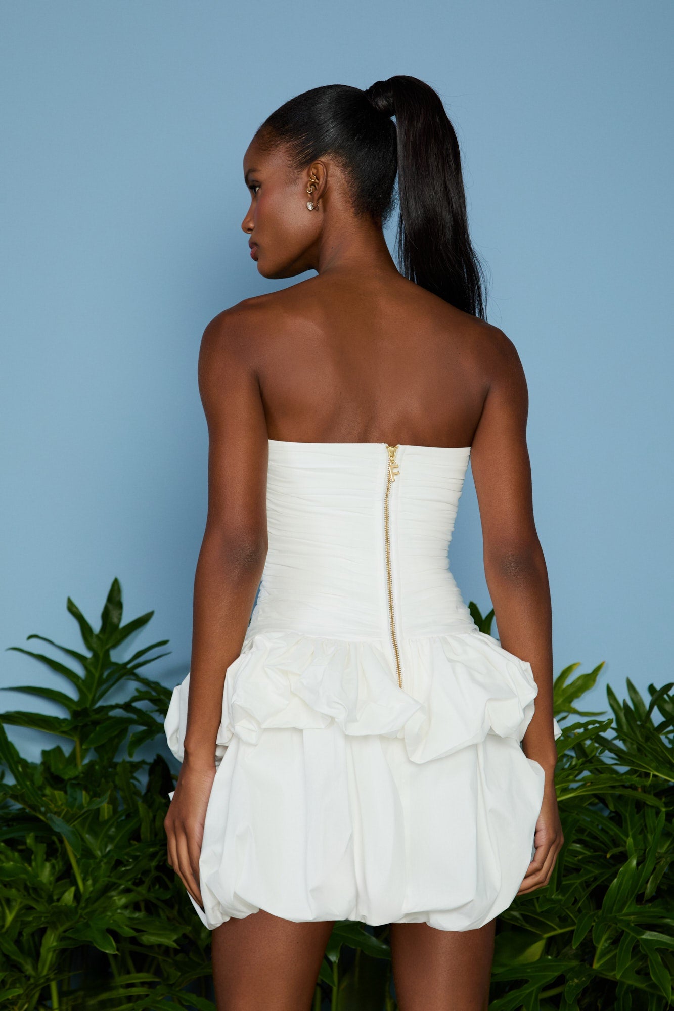 VESTIDO CURTO VANESSA BALONE DUPLO COLEÇÃO VERÃO 26