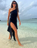 VESTIDO MIDI BARRA ASSIMETRICA UM COMBRO SÓ COLEÇÃO VERÃO 24