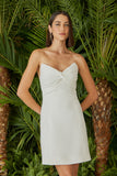 VESTIDO CURTO DETALHE BOJO COLEÇÃO VERÃO 24