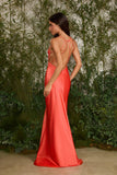 VESTIDO LONGO NADINE CETIM COLEÇÃO VERÃO 27