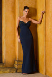 VESTIDO LONGO TOMARA QUE CAIA BORDADO COLEÇÃO INVERNO 26