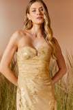 VESTIDO MIDI RUSTIC OURO COLEÇÃO VERÃO 26