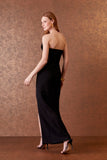 VESTIDO LONGO BOJO PAETE DEGAGE COLEÇÃO INVERNO 25