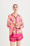 CAMISA ZEUGMA DE SEDA ROSA GRANDE COLEÇÃO VERÃO 26